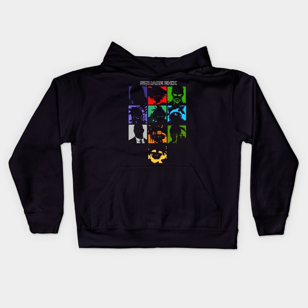 I'm a Square Enix Fan -Version 2- Kids Hoodie by spdy4